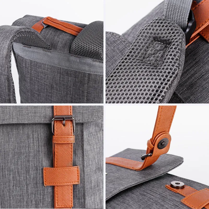 021 Vintage Men Women Canvas Backpacks School Bags for Teenagers Boys