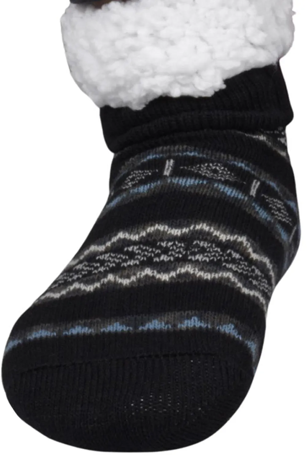 3 Pairs Mens Cotton Smooth Knit Socks - N491D