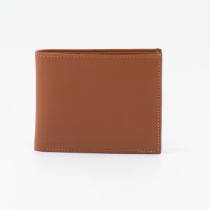 A Bifold, Premium Leather Wallet (Light Brown)