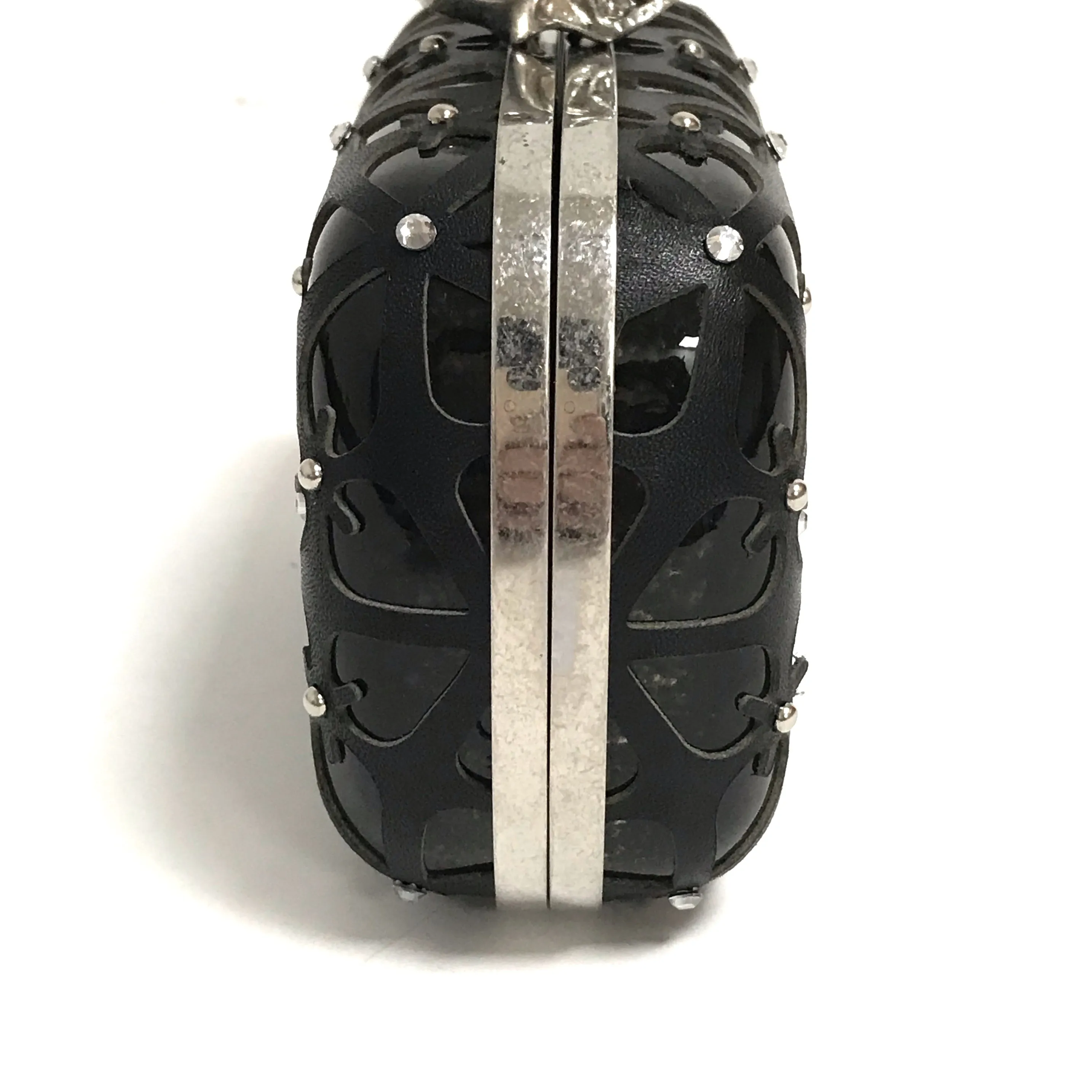 Alexander McQueen Resin and Leather Skull Clutch