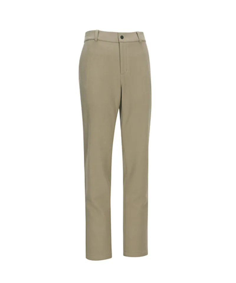 ANEW GOLF Men's Side Incision Fleece Long Pants - Beige
