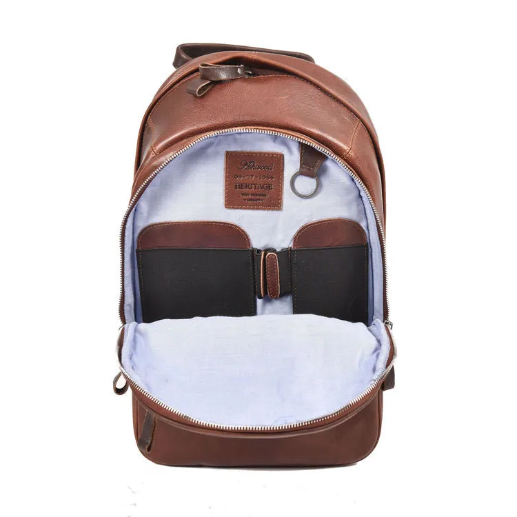Ashwood Stratford Tan Leather Rucksack