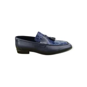 Assente Men's Slip On Shoes Navy