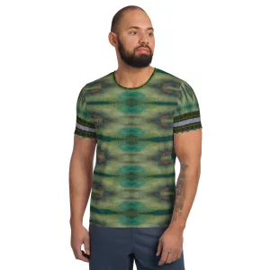 Athletic T-Shirt (His/Virilis)(Tree Link Stripe) RJSTH@Fabric#4 RJSTHS2021 RJS