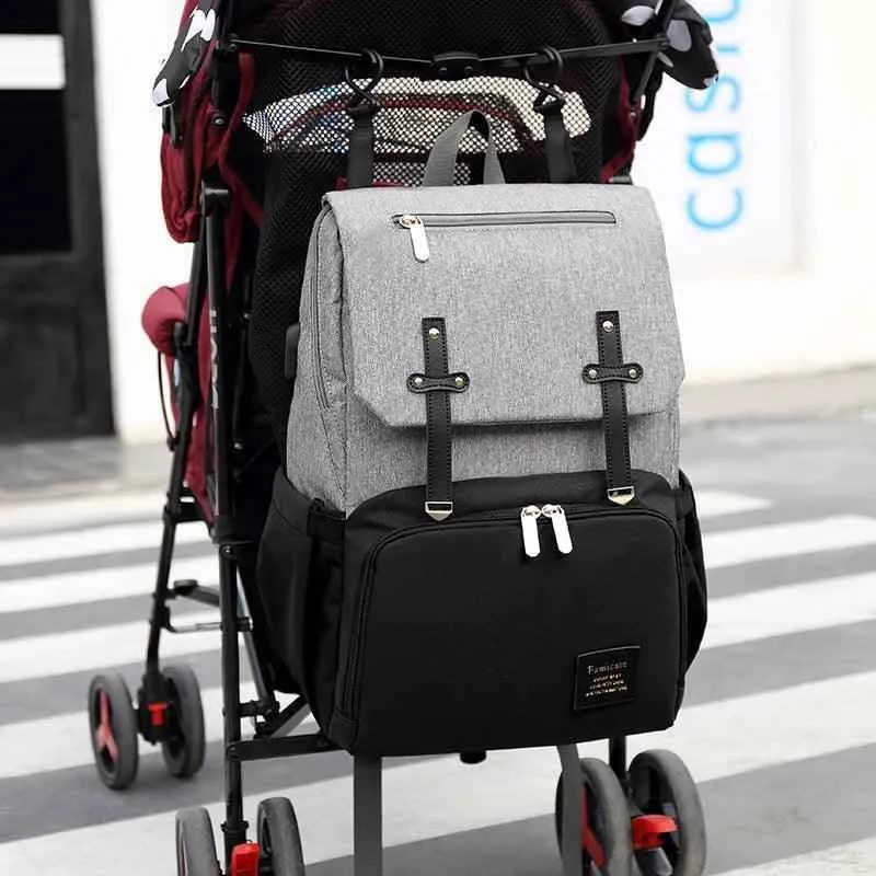 Bag Mummy Cool Backpack GMCB1237 Baby Stroller Waterproof Oxford Bag