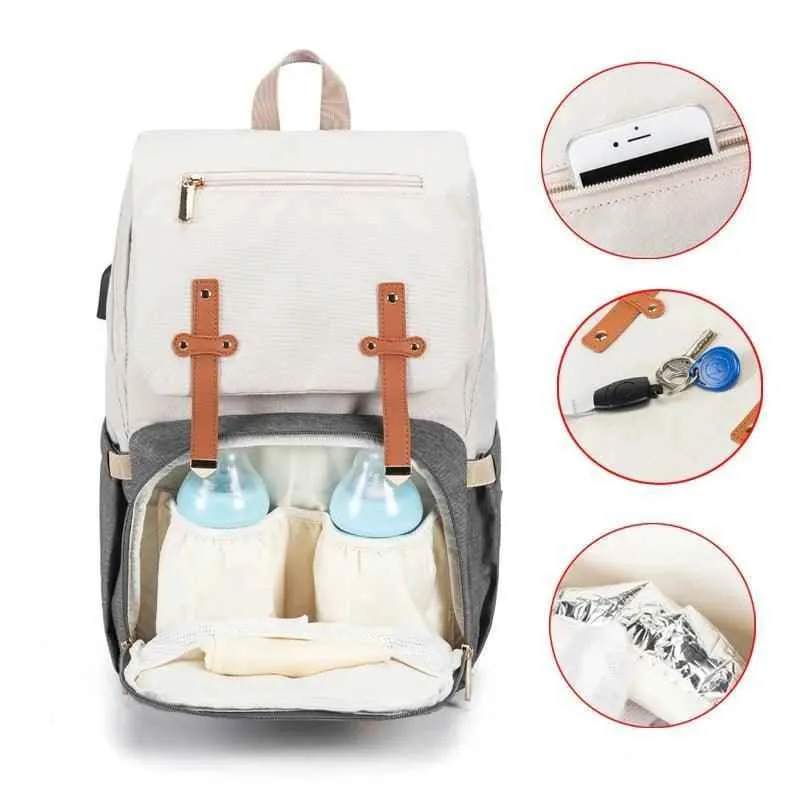 Bag Mummy Cool Backpack GMCB1237 Baby Stroller Waterproof Oxford Bag