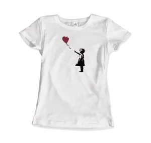 Banksy the Girl With a Red Balloon Artwork T-Shirt