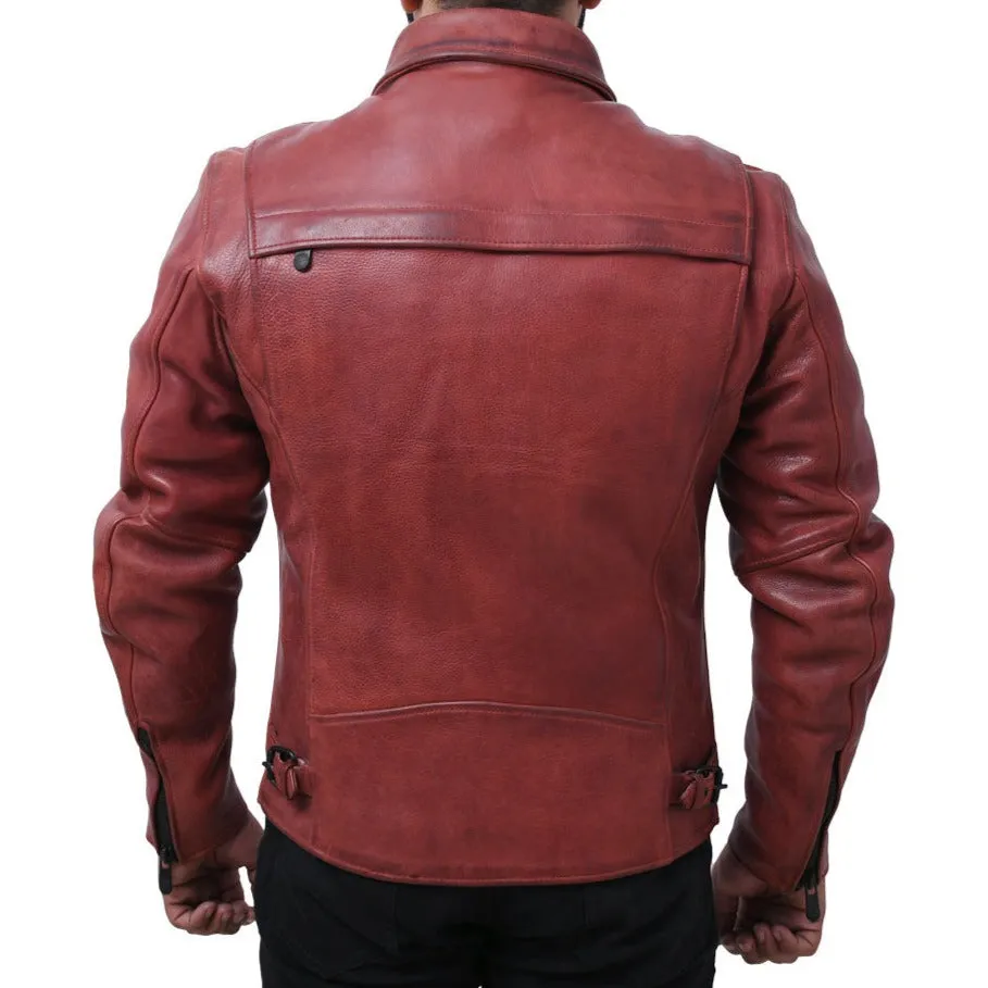 BIKER THRILL Motorcycle Leather Jacket