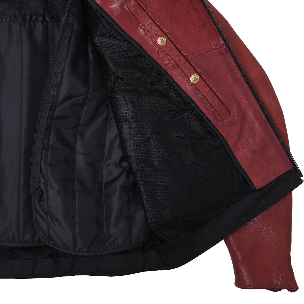 BIKER THRILL Motorcycle Leather Jacket