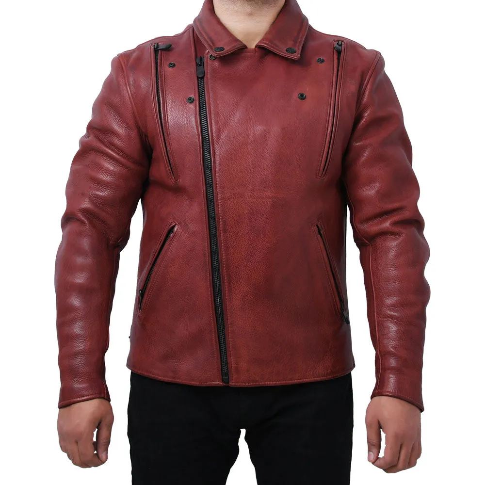 BIKER THRILL Motorcycle Leather Jacket