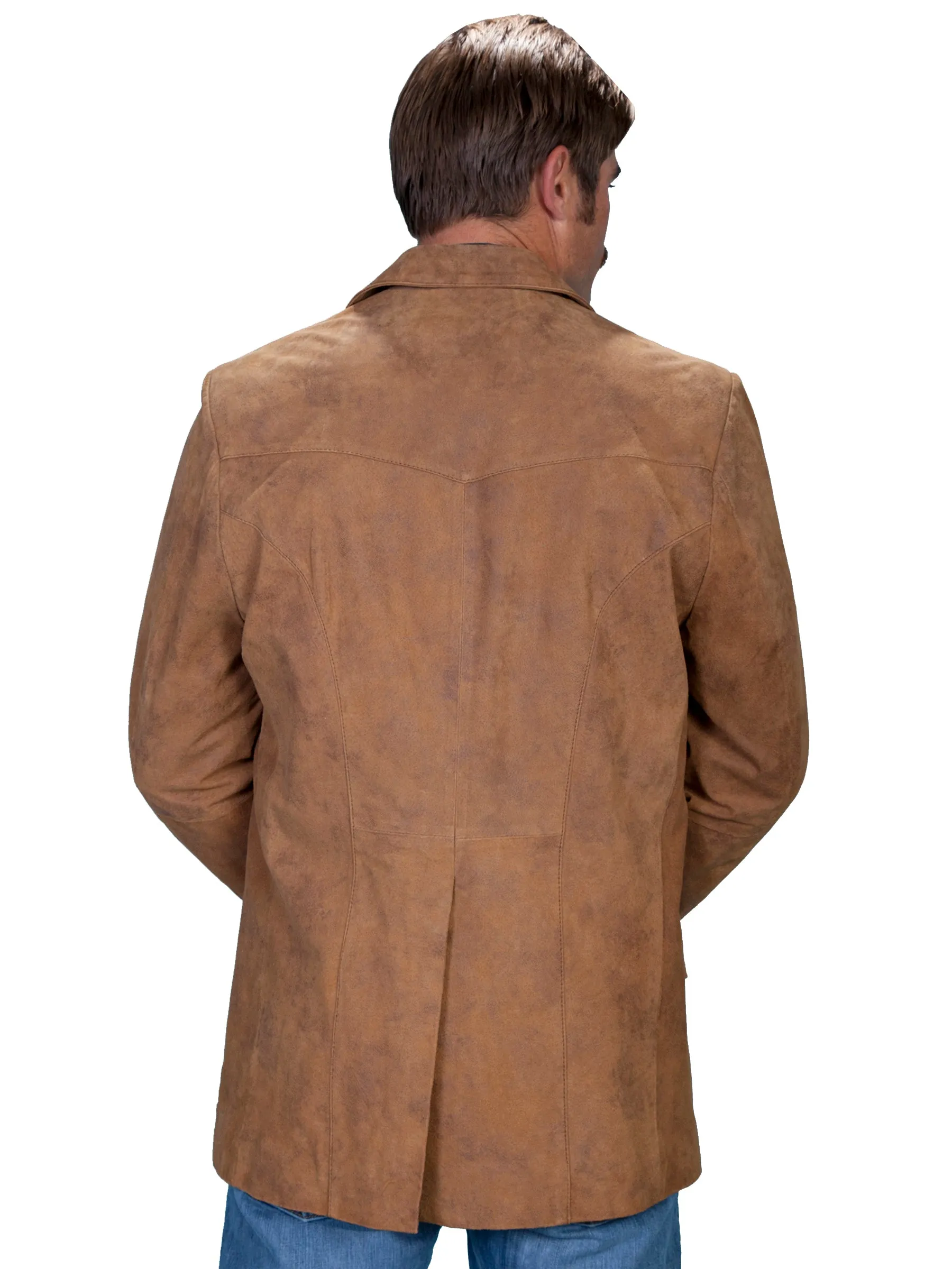 Blazer, Men's Western Boar Suede Blazer - Style 602