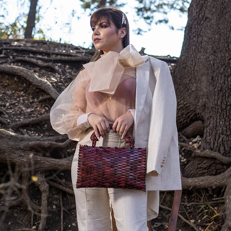 Bora Bora Handbag - Red Wine