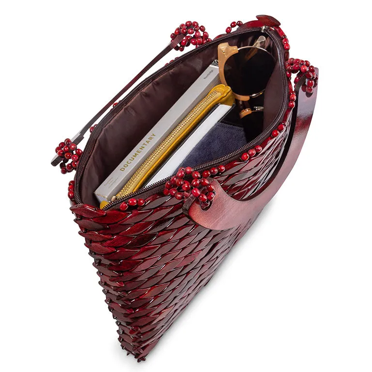 Bora Bora Handbag - Red Wine