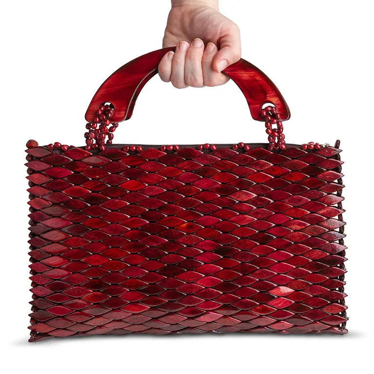 Bora Bora Handbag - Red Wine