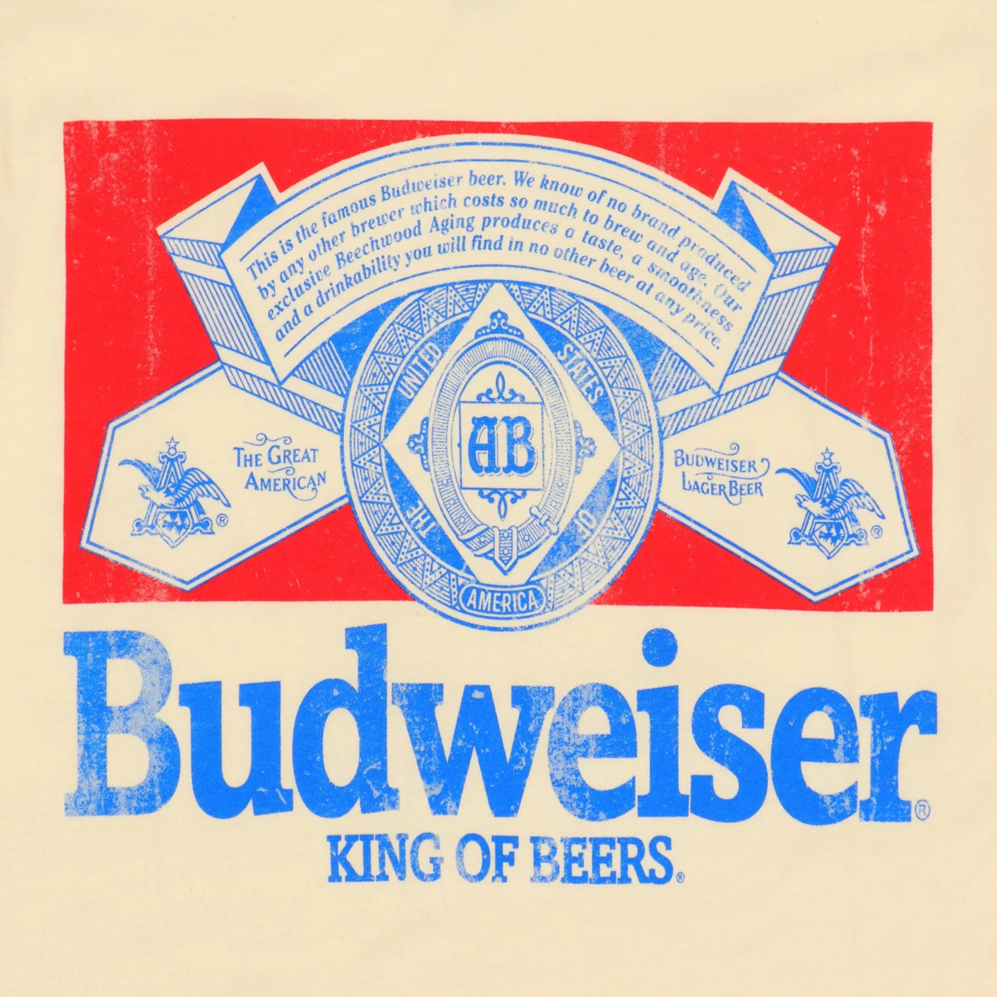 Budweiser Half Label T-Shirt