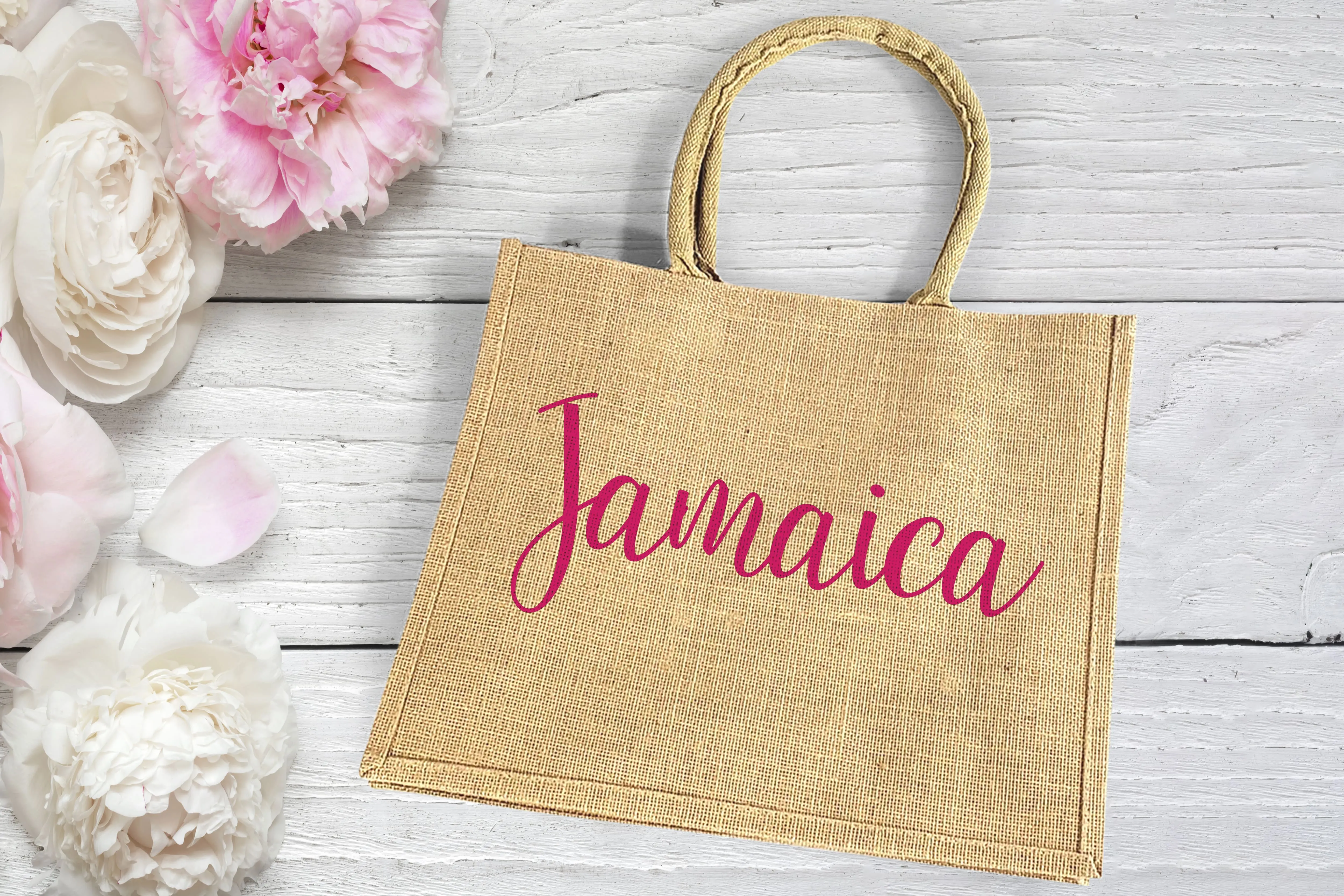 Burlap Wedding Welcome Bags (Various Colors)