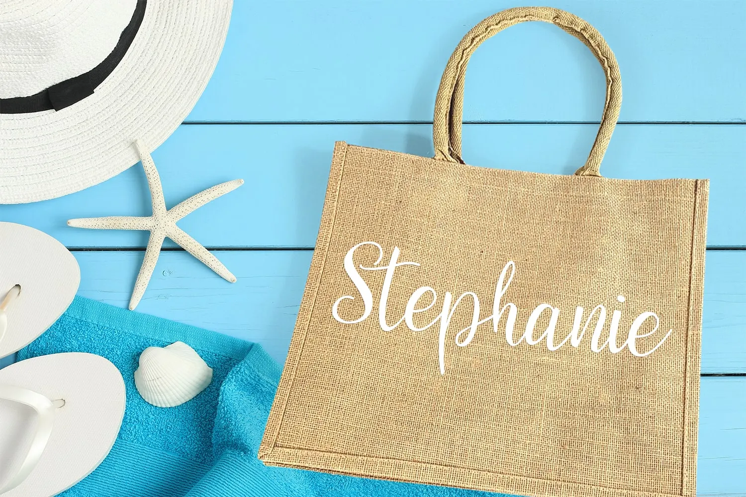 Burlap Wedding Welcome Bags (Various Colors)