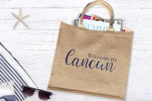 Burlap Wedding Welcome Bags (Various Colors)