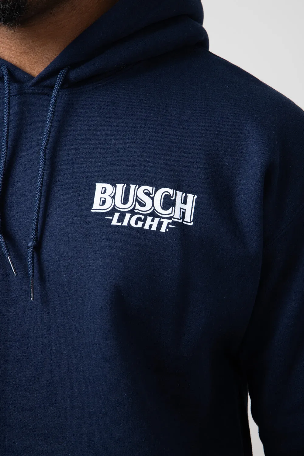 Busch Dog Cooler Hoodie for Men in Navy | 3852-NAVY