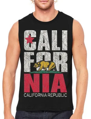 Cali For Nia California Republic Men's Sleeveless T-Shirt