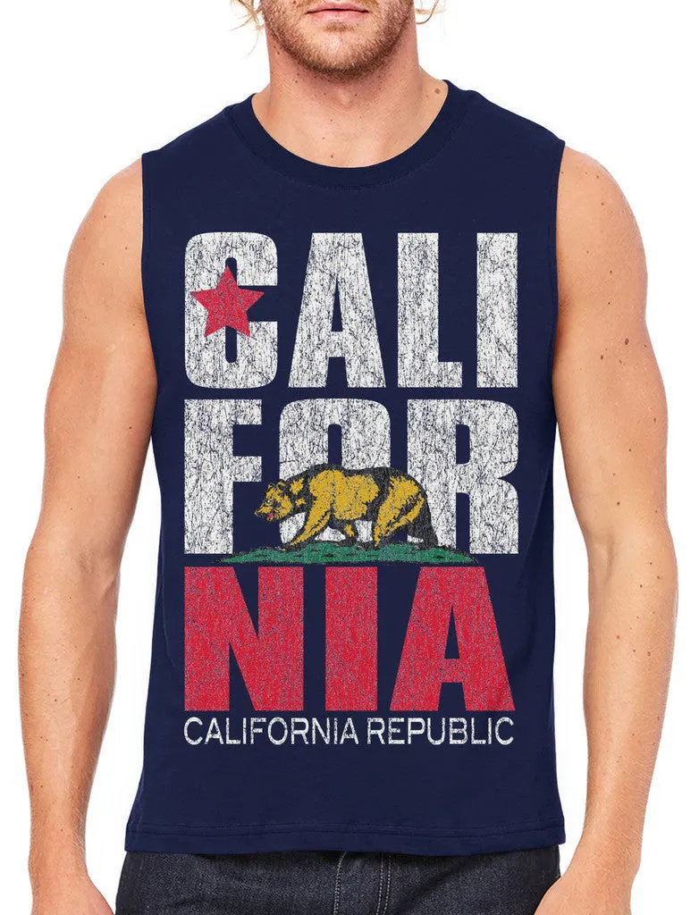 Cali For Nia California Republic Men's Sleeveless T-Shirt