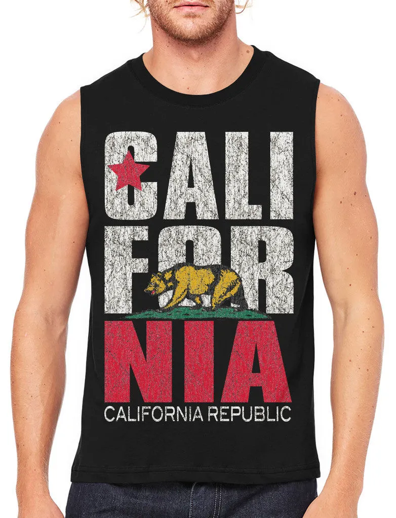Cali For Nia California Republic Men's Sleeveless T-Shirt