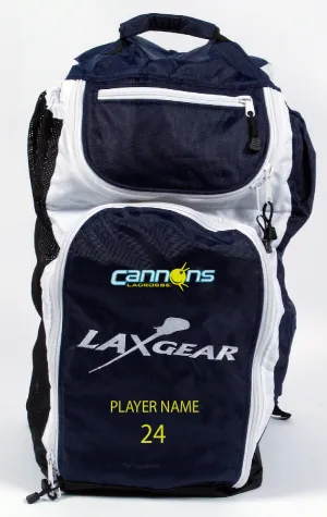 Cannons Select Custom lacrosse bags