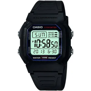 Casio Men's W800H-1AV Classic Sport Watch with Black Band