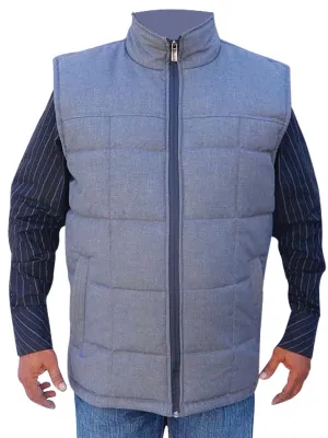 Chaleco Acolchado Ultraligero Calidad AAA Gris Oscuro para Hombre 'El General' - ID: 43341