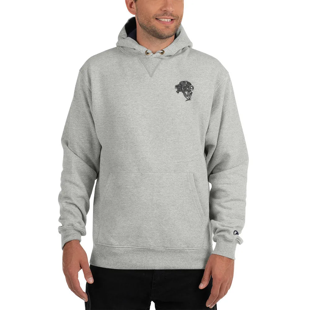 Champion Lion Hoodie - Light Steel