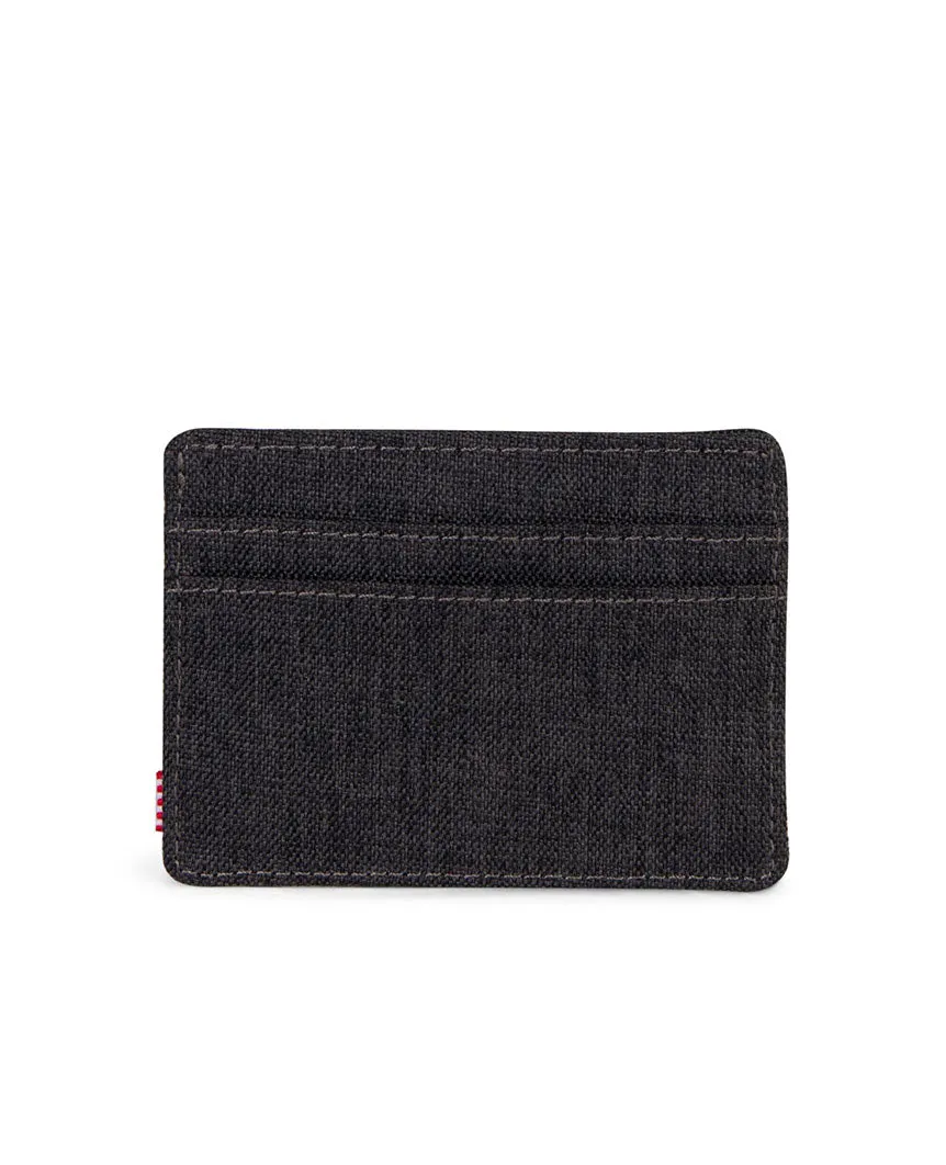 Charlie Wallet  Black Crosshatch