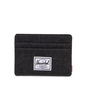 Charlie Wallet  Black Crosshatch