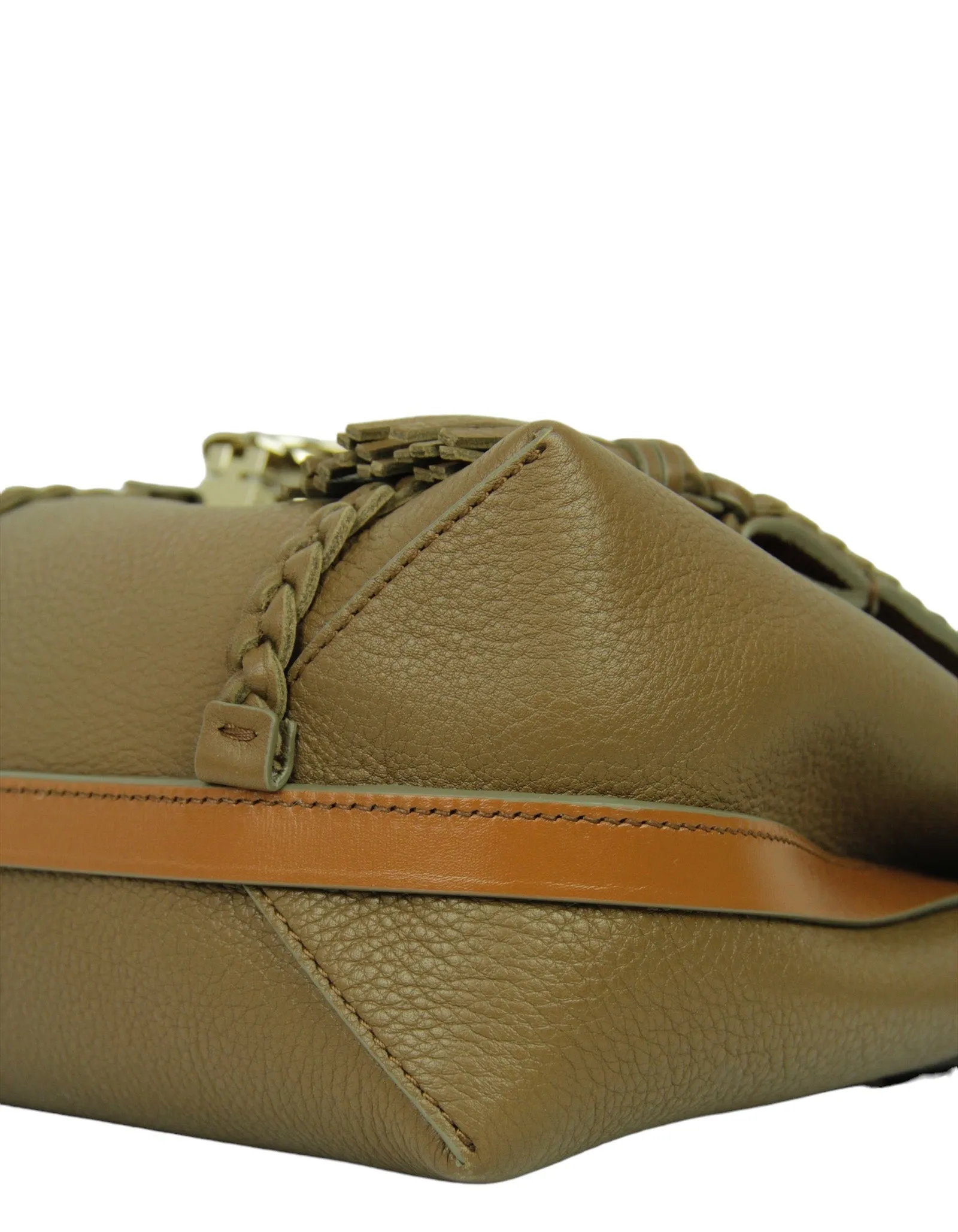 Chloe Dark Nut Grained Calfskin Medium Penelope Bag