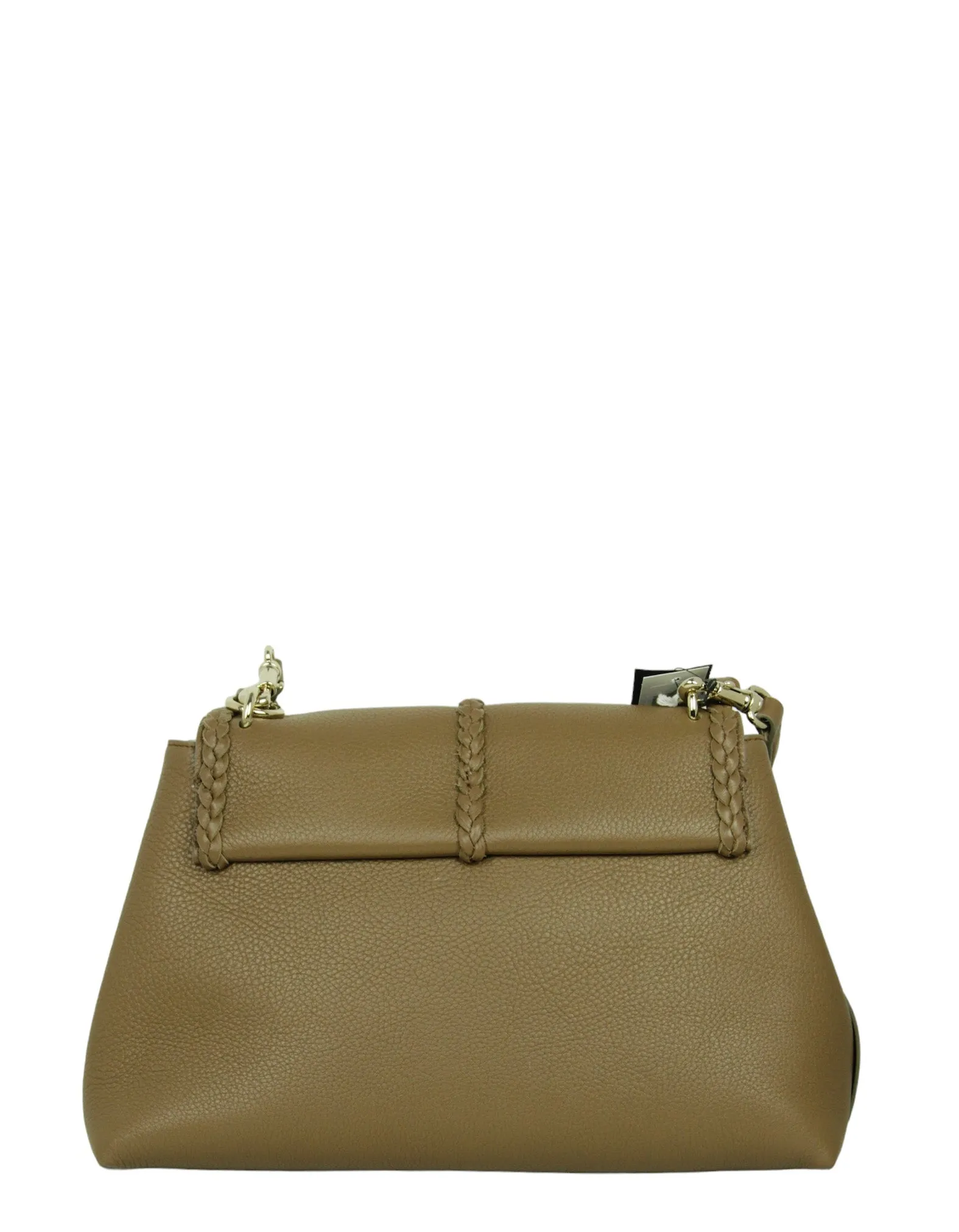 Chloe Dark Nut Grained Calfskin Medium Penelope Bag