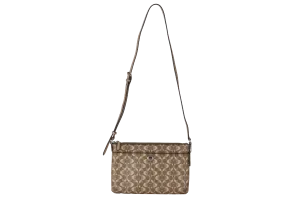 COACH MONOGRAM CROSSBODY BAG SILVER HARDWARE, NO DUST COVER