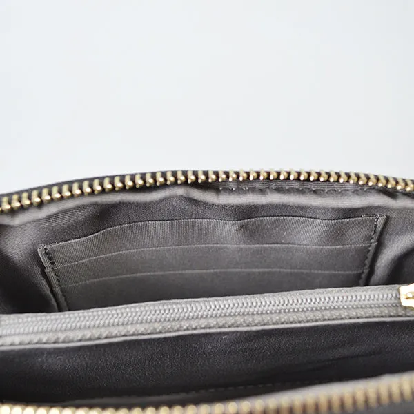 Collection Carmichael | Ladies Tan Cowhide Leather Wristlet Purse