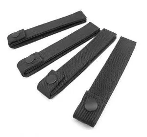 CONDOR 6" MOD STRAPS (4 PAK) BLACK