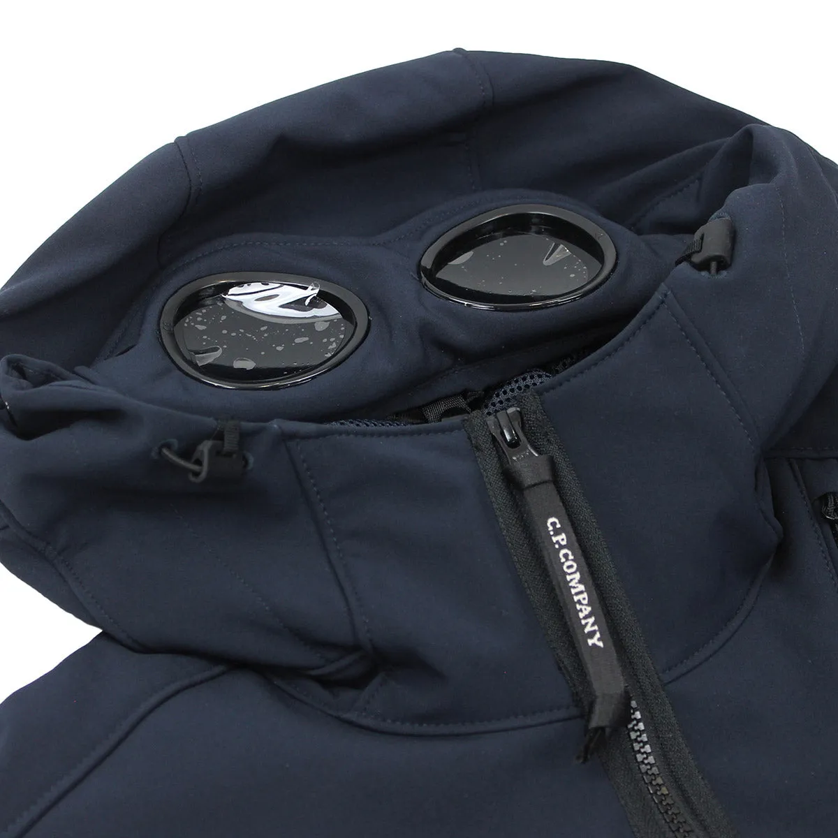 C.P. Company - Goggle Hooded Gilet in Navy