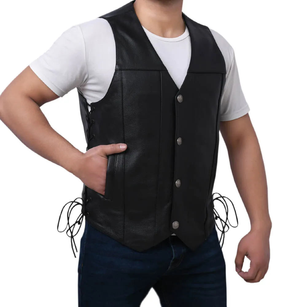 DOE - Motorcycle Leather Vest