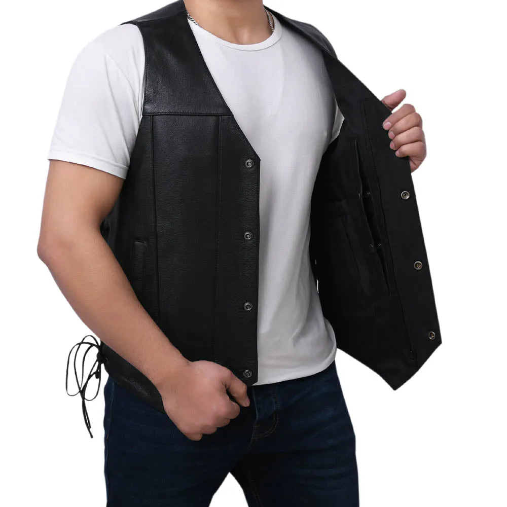 DOE - Motorcycle Leather Vest
