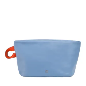 DUDU Beauty Houses Woman Men in Leather With Zip Kear, Big colors toilet bag, ideal for travel, gym, spa, water -repellent interior