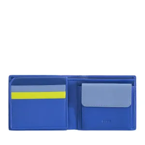 DUDU Small RFID men's leather men's portfolio with door holder