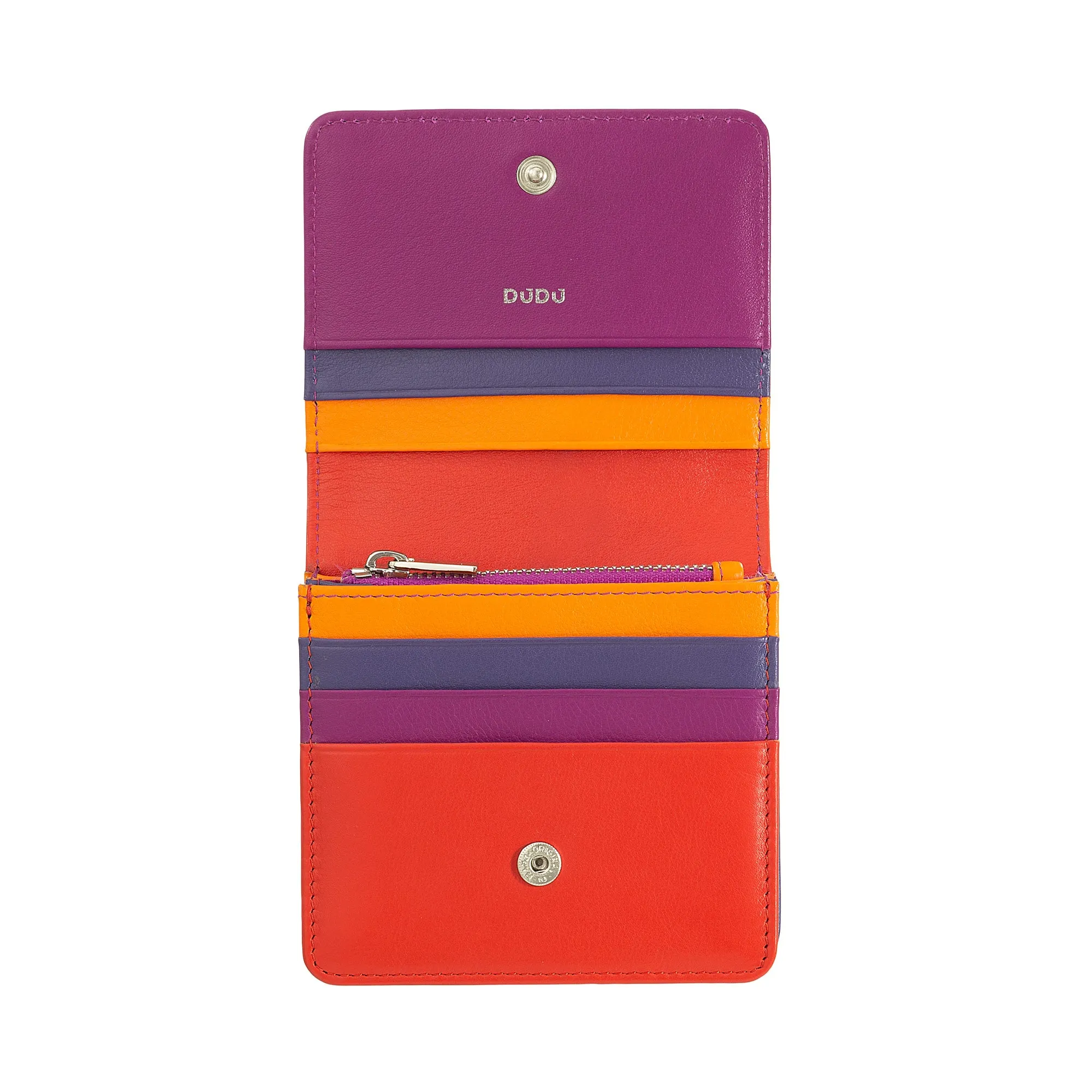 Dudu Women's Women Wallet in Skop Legant Rfid Ultra Compact Colorful Rfid with internal zip and 8 Card Card holders