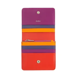 Dudu Women's Women Wallet in Skop Legant Rfid Ultra Compact Colorful Rfid with internal zip and 8 Card Card holders