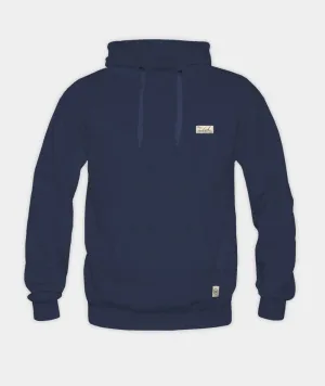 Elsk Sundsign2 Patch Tværs Men's Hoodie - Dark Navy
