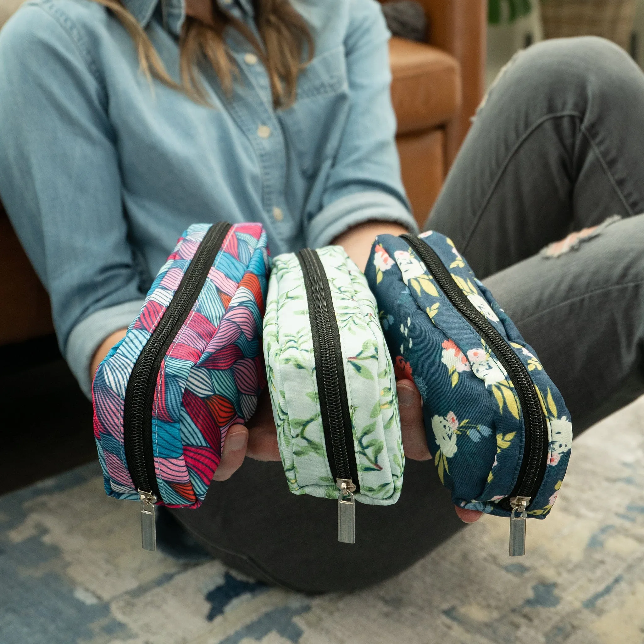 Essential Oil Pattern Clutch Bags
