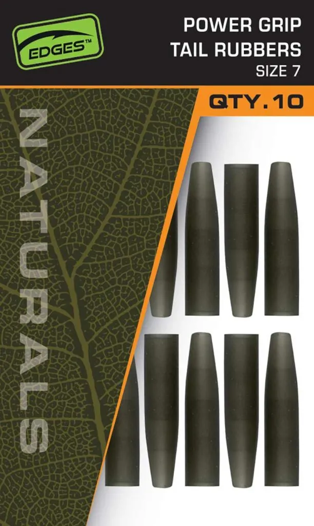 FOX Edges Naturals Power Grip tail rubbers size 7x 10