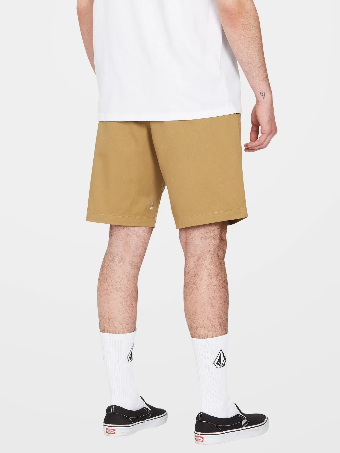 Frickin Elasticated Waist 19" Short - DARK KHAKI
