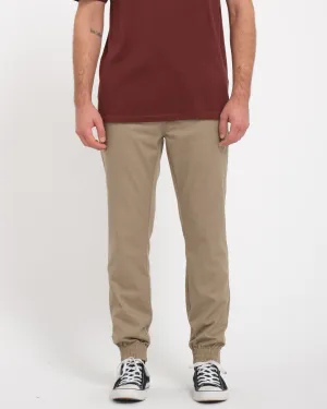 Frickin Slim Jogger Trousers - KHAKI