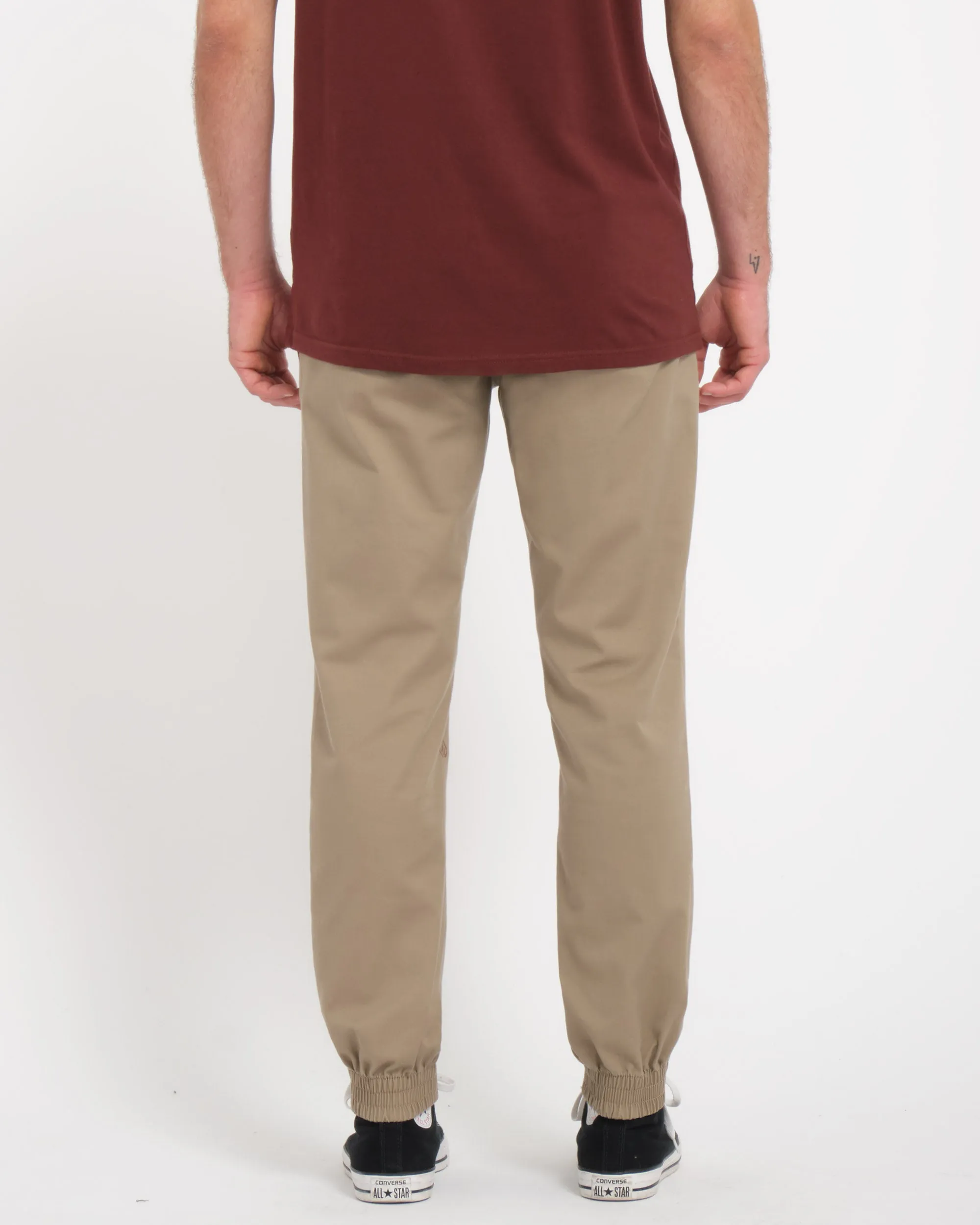 Frickin Slim Jogger Trousers - KHAKI